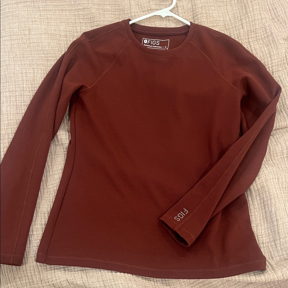 Figs Waffle Underscrub Walnut Medium - image 1